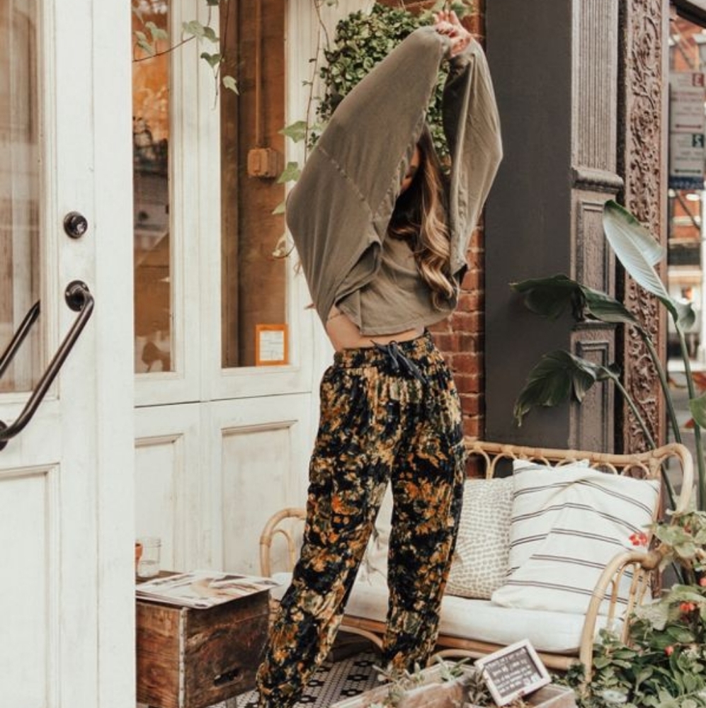 Urban Outfitters Penelope Velvet Joggers